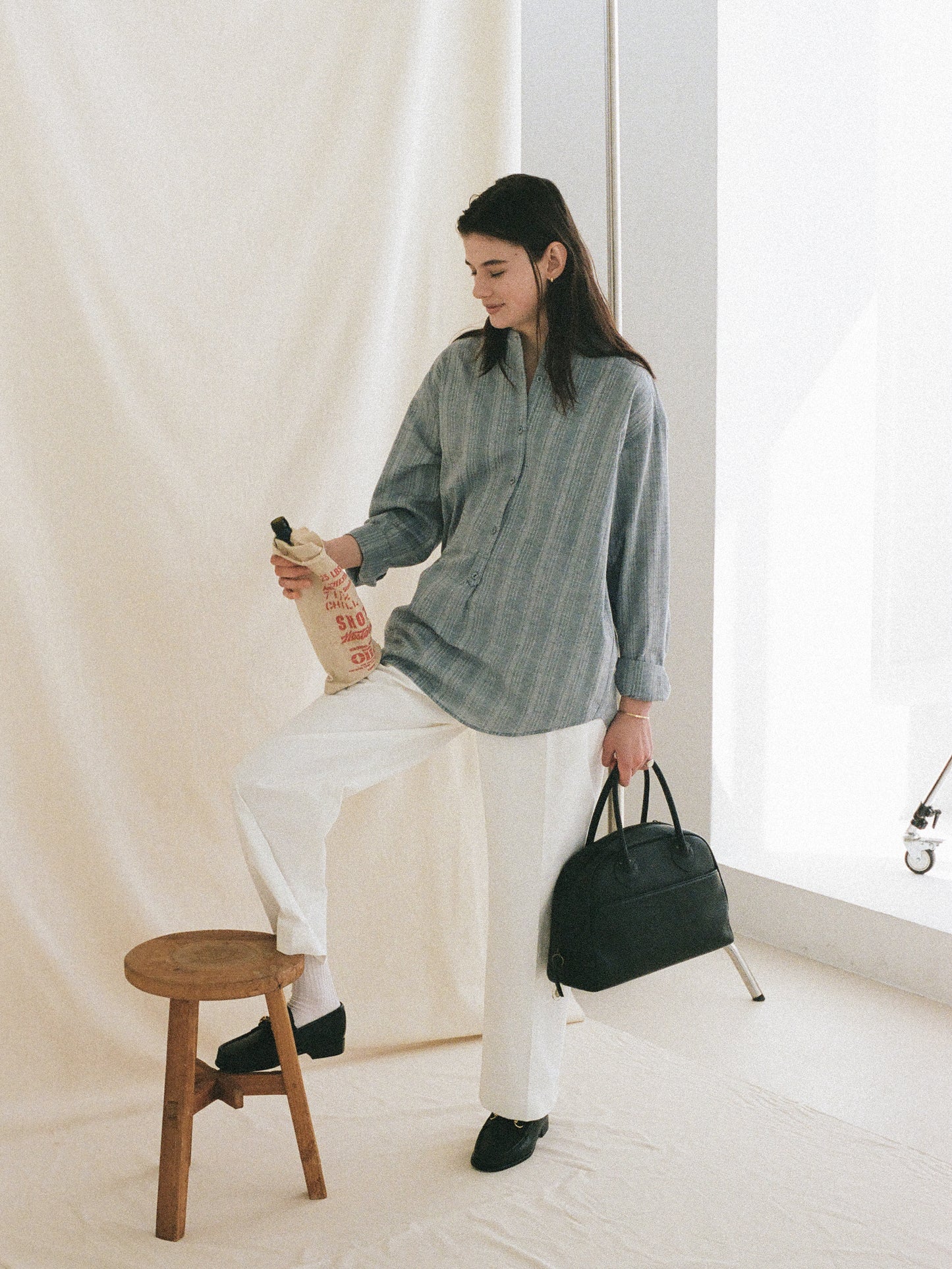 (-30%) BREAKFAST LONG SHIRT [ Denim Blue ]