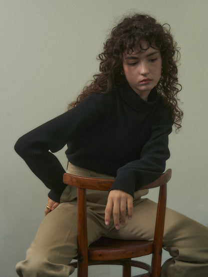 SALLY'S WAFFLE TURTLE TEE [ Black ] 5th Reorder