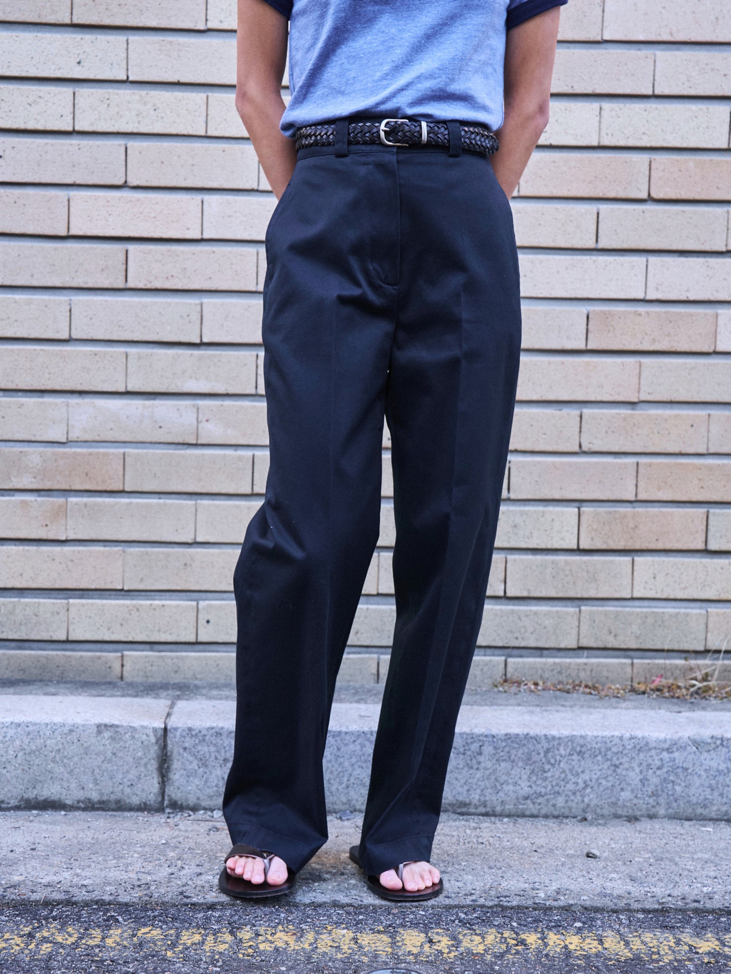 60s ORIGINAL CHINO PANTS [ Deep Navy ] 1st Reorder