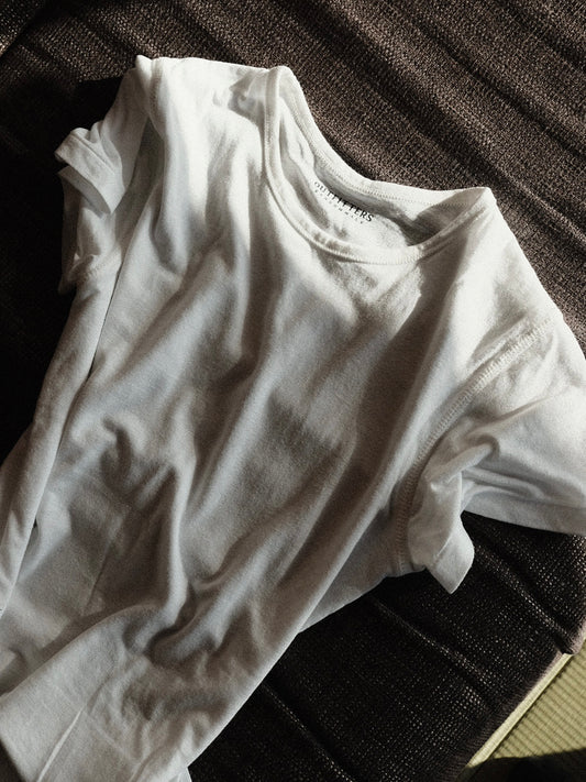 ALWAYS CREW NECK T-SHIRT [ White ]
