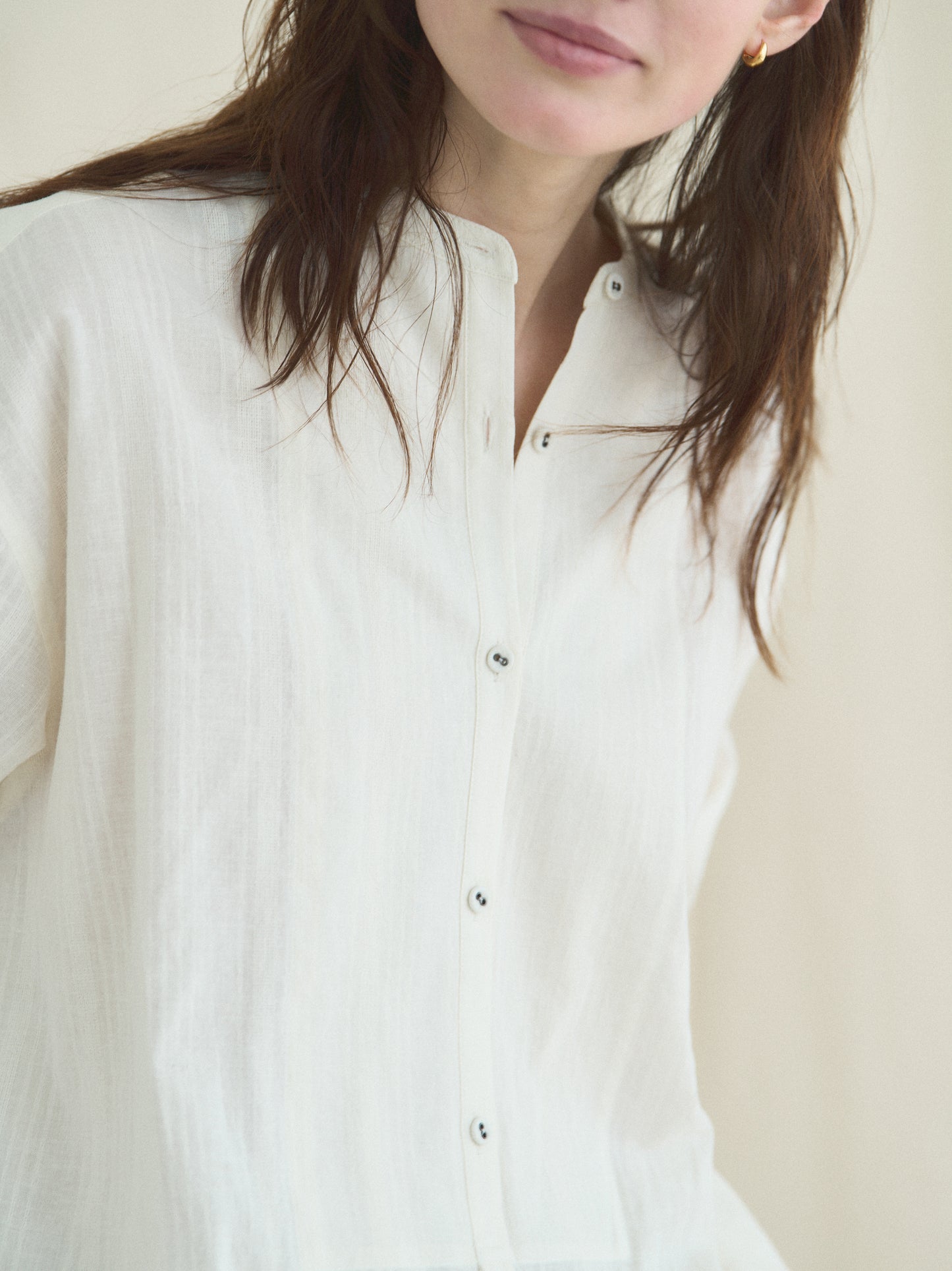 (-30%) BREAKFAST LONG SHIRT [ Antique Ivory ]