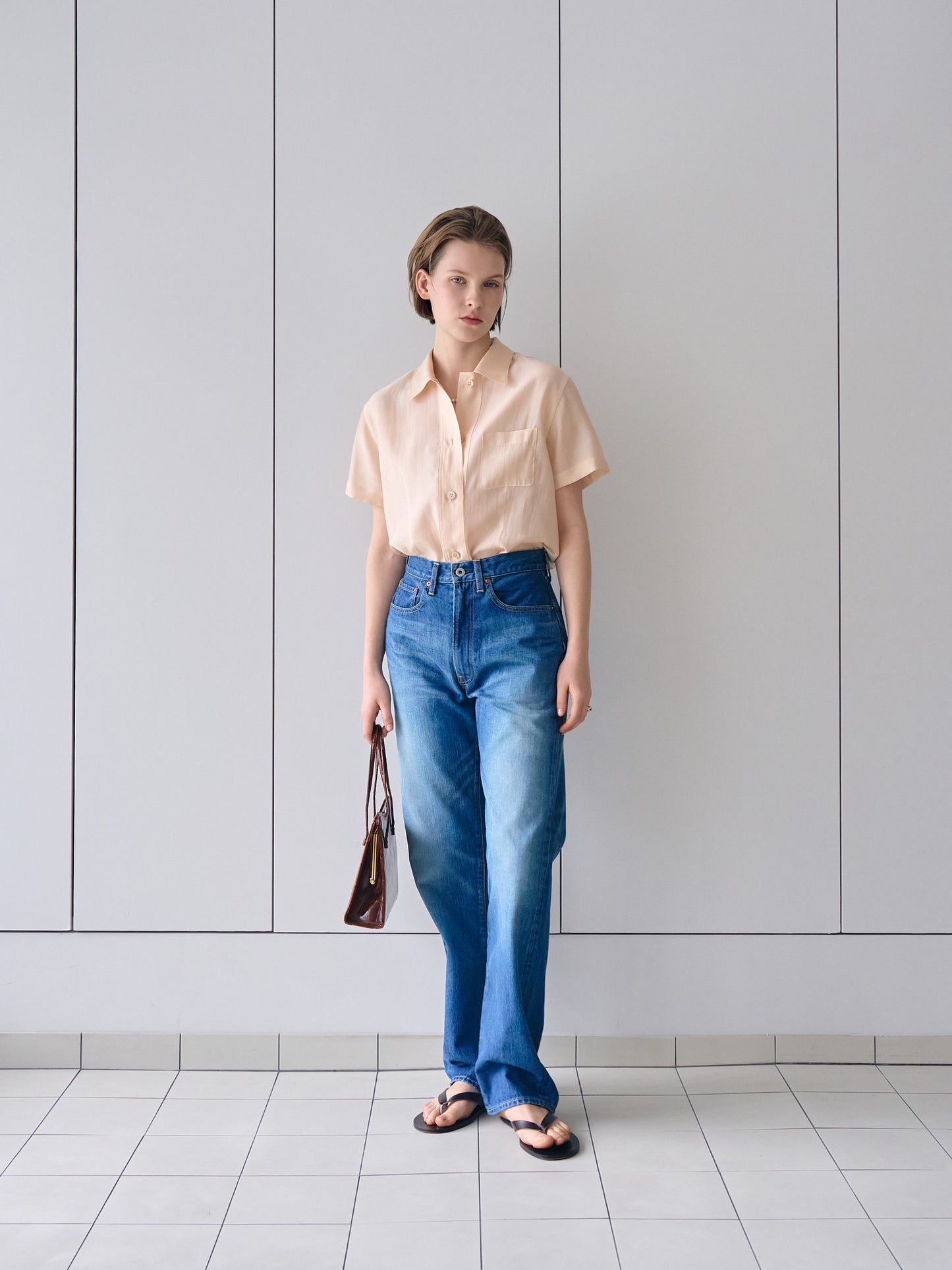 O'KEEFFE SHIRTS [ Apricot Beige ]