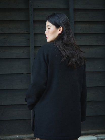 VERMONT HALF COAT [ Rich Black ]