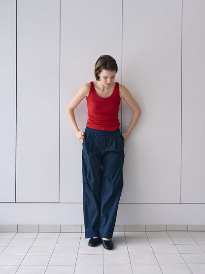 SOFT STRETCH SLEEVELESS [ Rouge ]