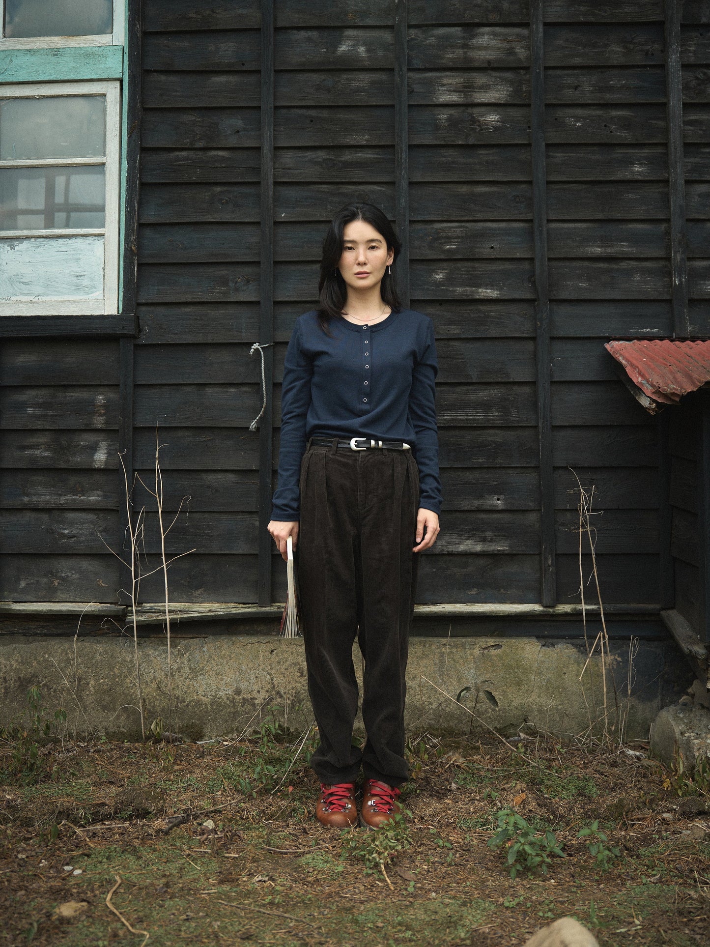 GRANT CORDUROY PANTS [ Wood Brown ]