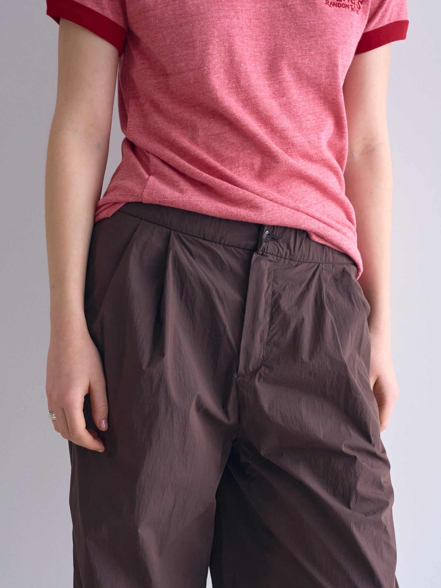 ROSA EASY COTTON PANTS [ Brown ]