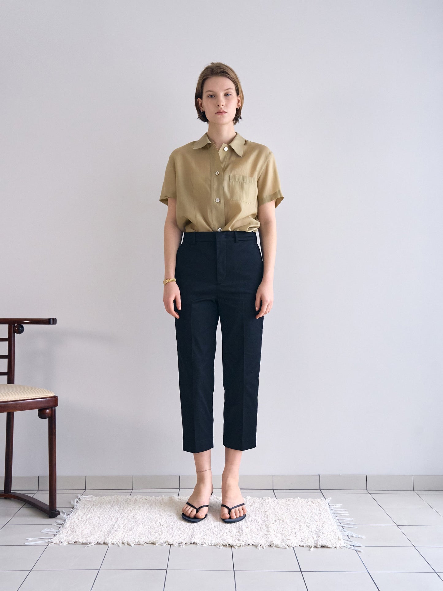 PATRICIA ANKLE PANTS [ Classic Black ]