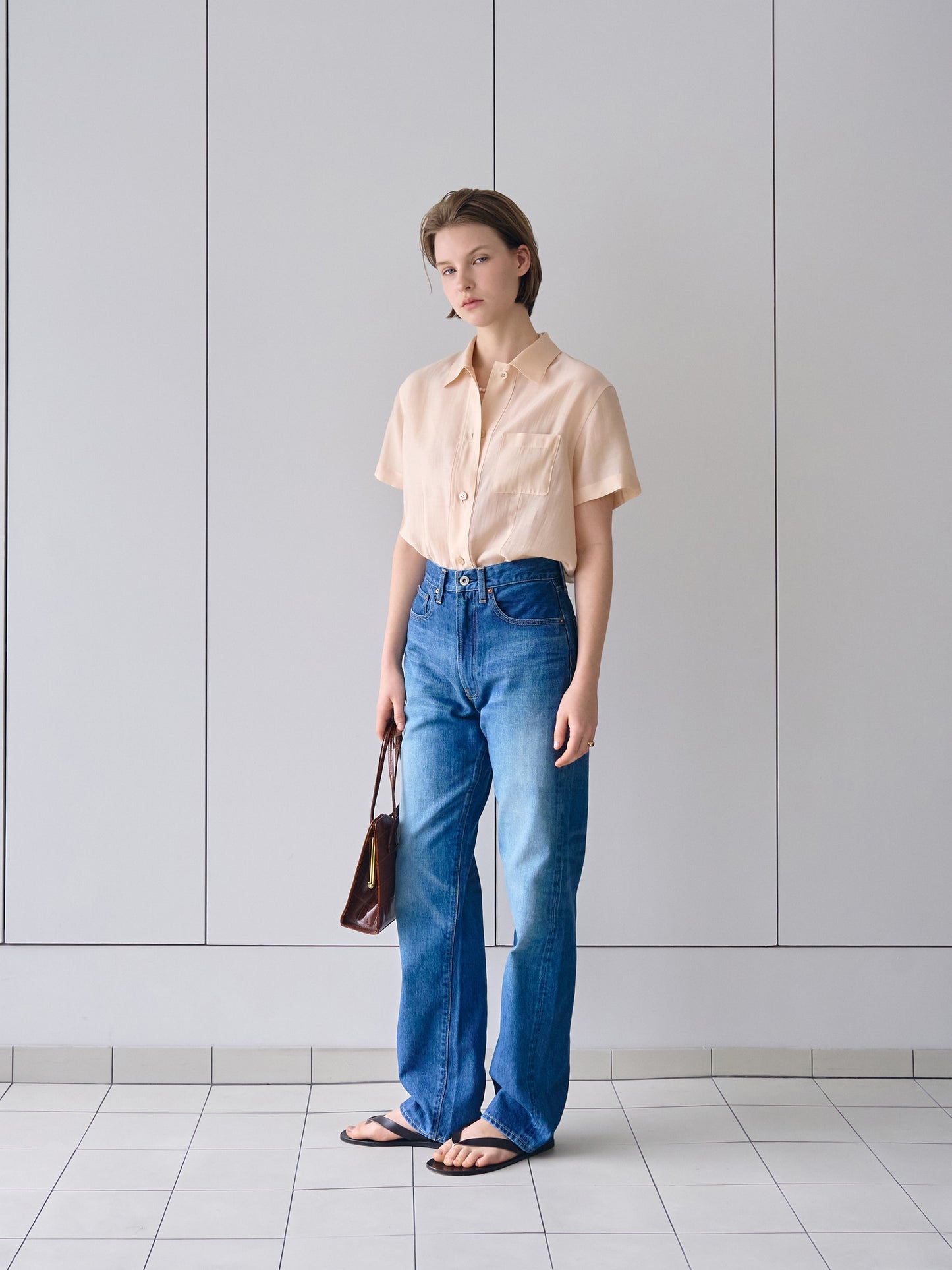 O'KEEFFE SHIRTS [ Apricot Beige ]
