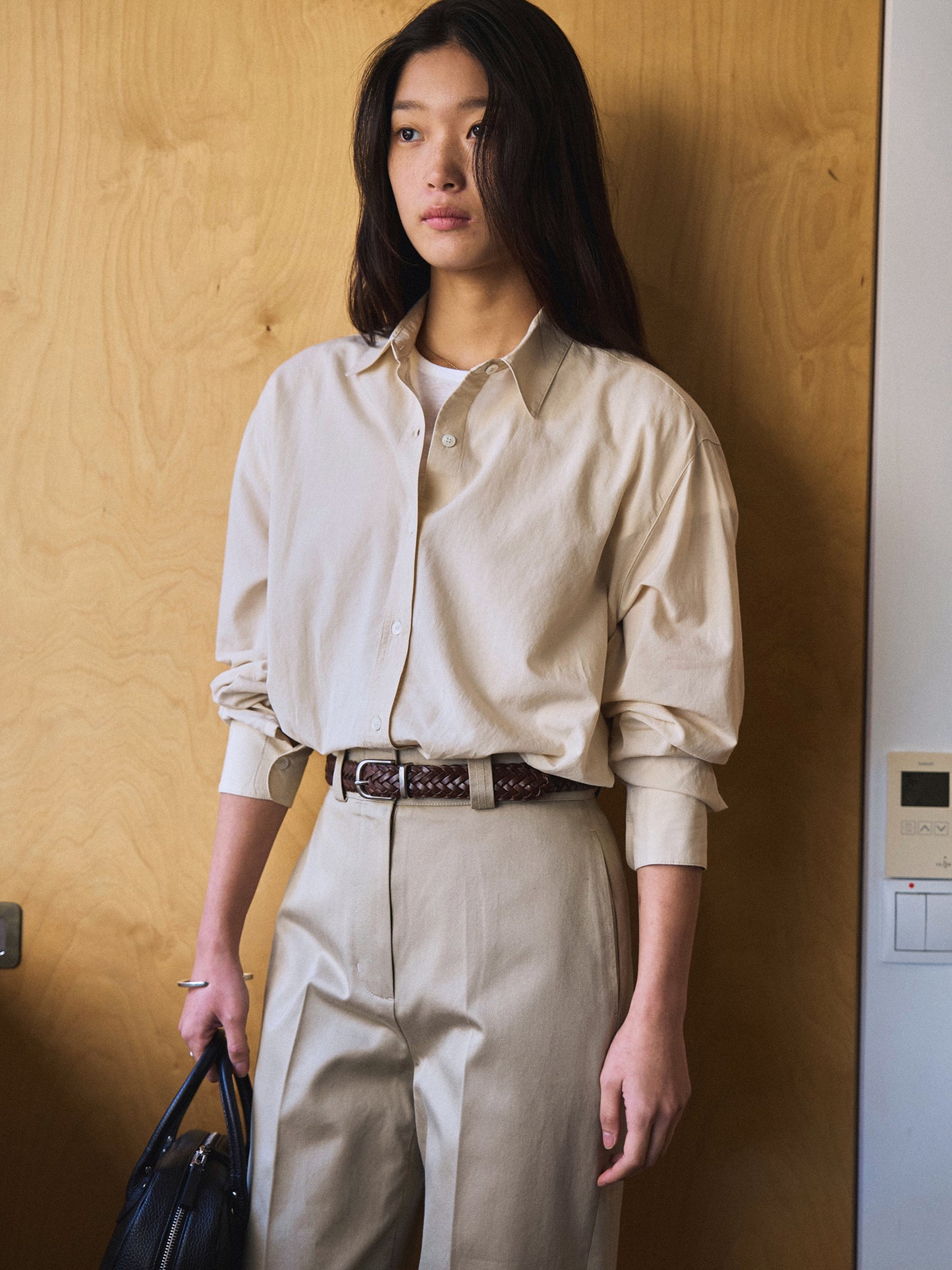 MARTHA LIGHT COTTON SHIRT [ Neutral ]
