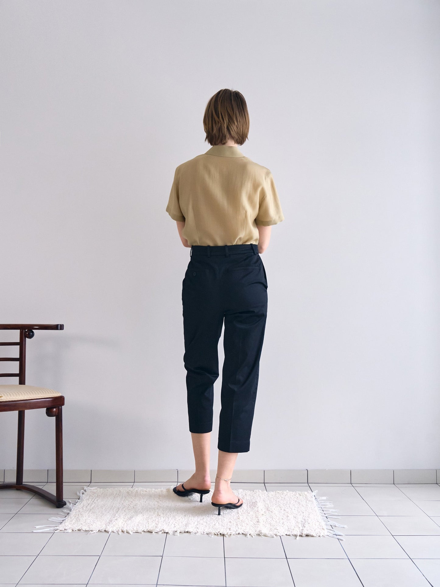 PATRICIA ANKLE PANTS [ Classic Black ]