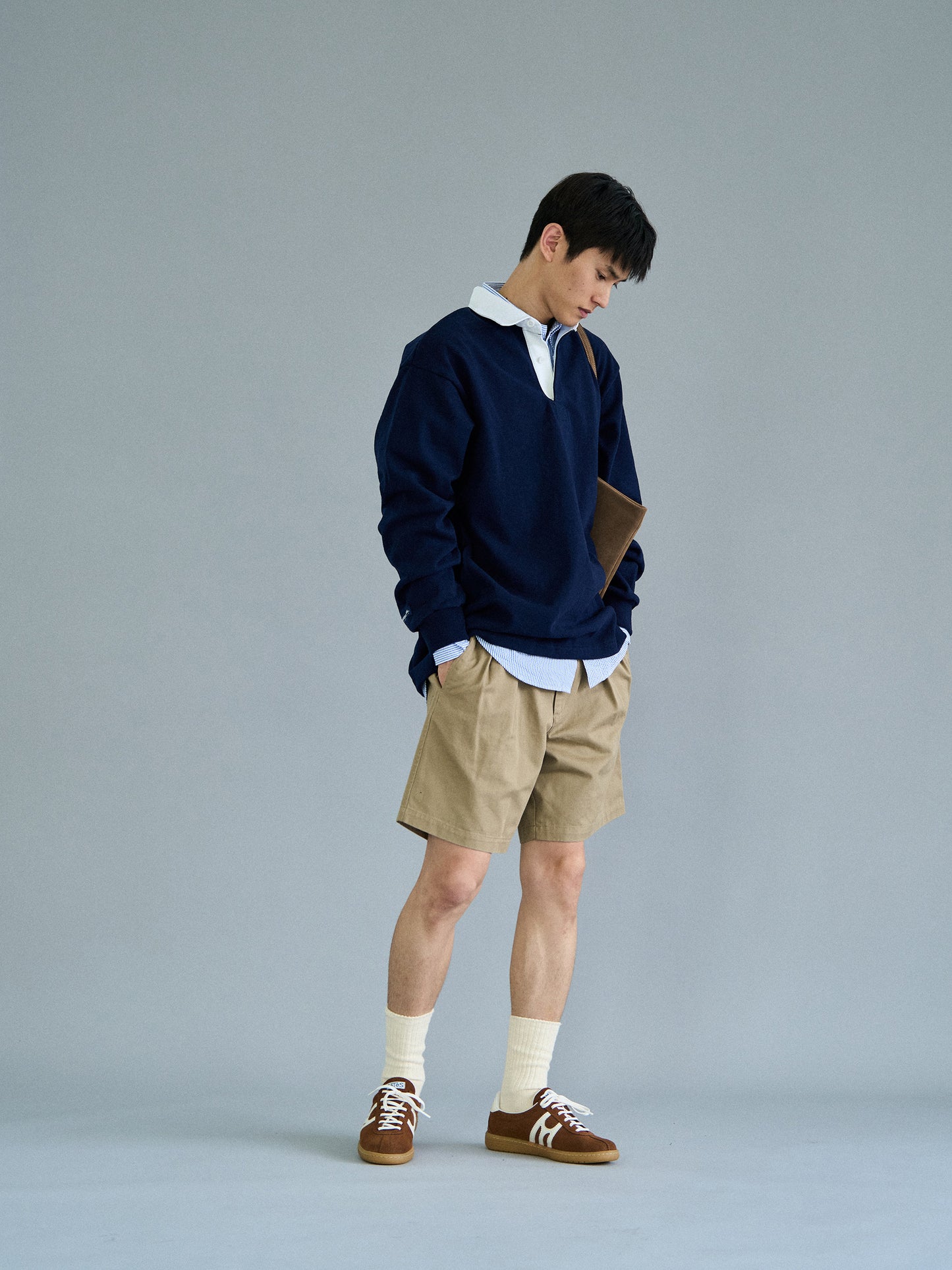 EASY FIT SHORTS [ Beige ]