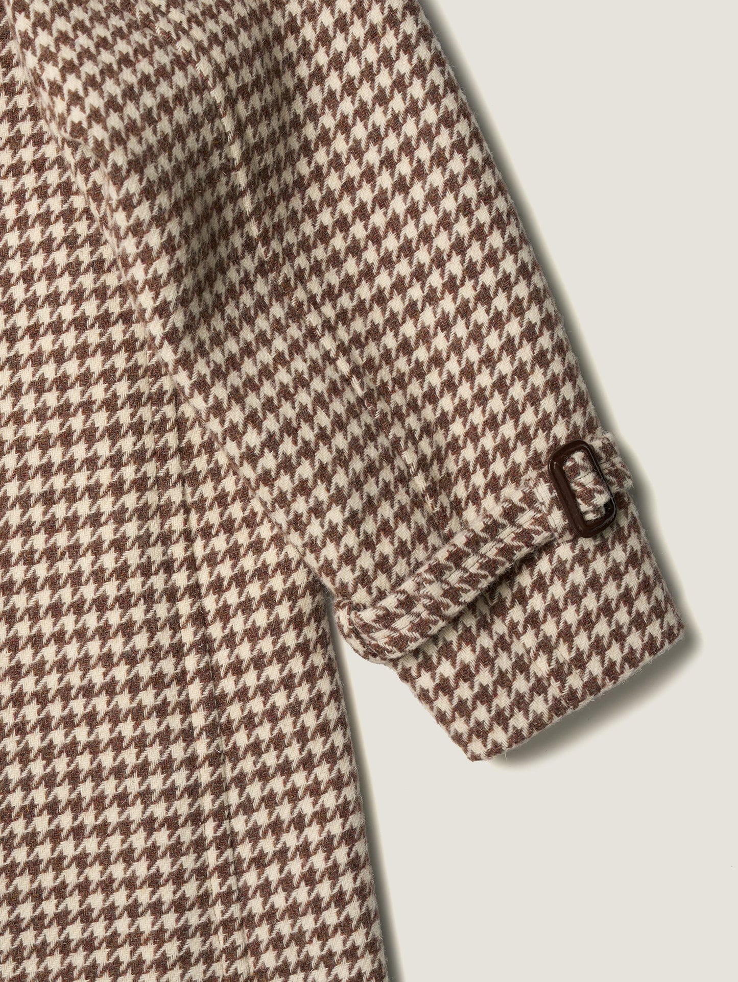 SHELBY COAT [ Brown Houndstooth Check Tweed ] 2nd pre-order