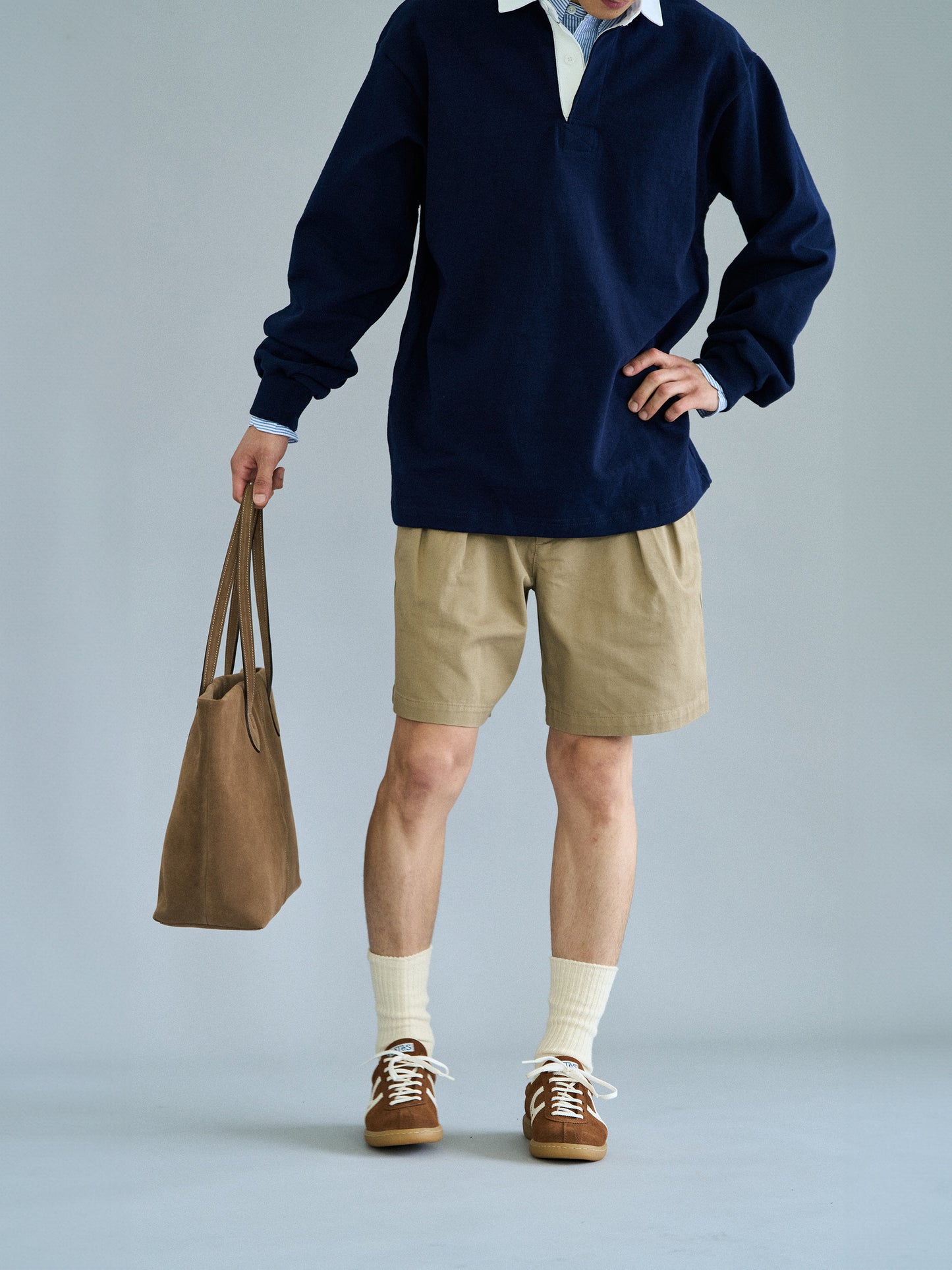 EASY FIT SHORTS [ Beige ]