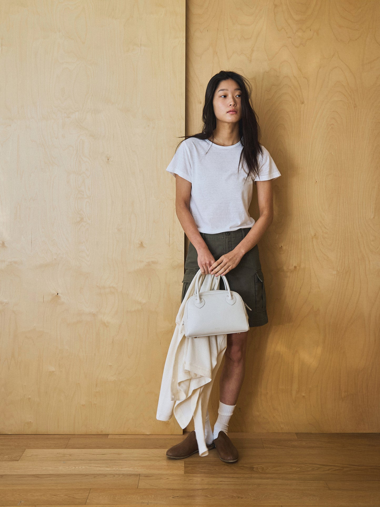 SABLÉ TOTE BAG SMALL [ Porcelain ]