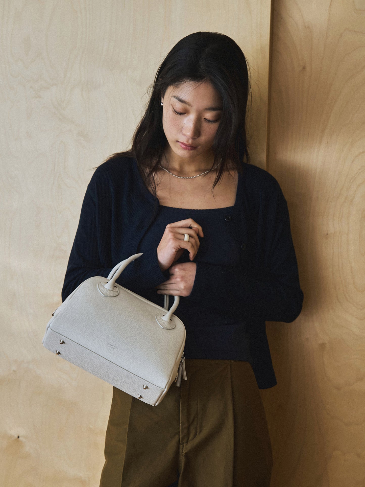 SCALLOPED TRIM SLEEVELESS [ Midnight Blue ]