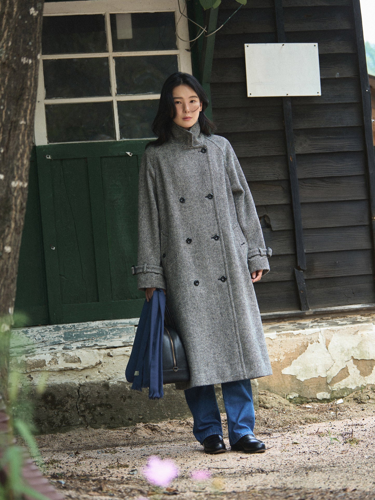 SHELBY COAT [ Black Donegal Tweed ] 2nd pre-order