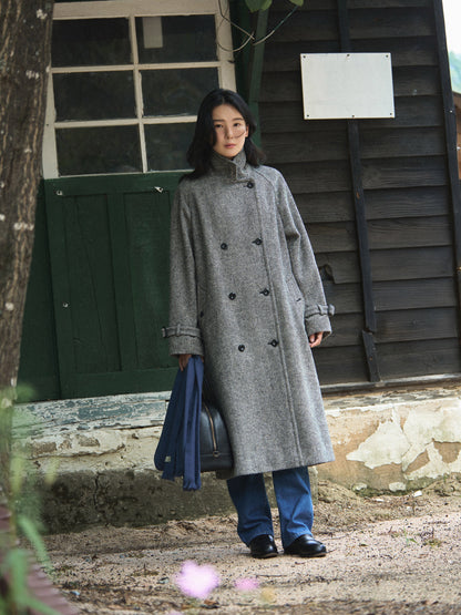 SHELBY COAT [ Black Donegal Tweed ] 2nd pre-order