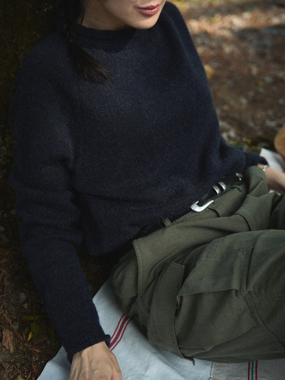 MONTBLANC ROLLNECK SWEATER [ Night Navy ]