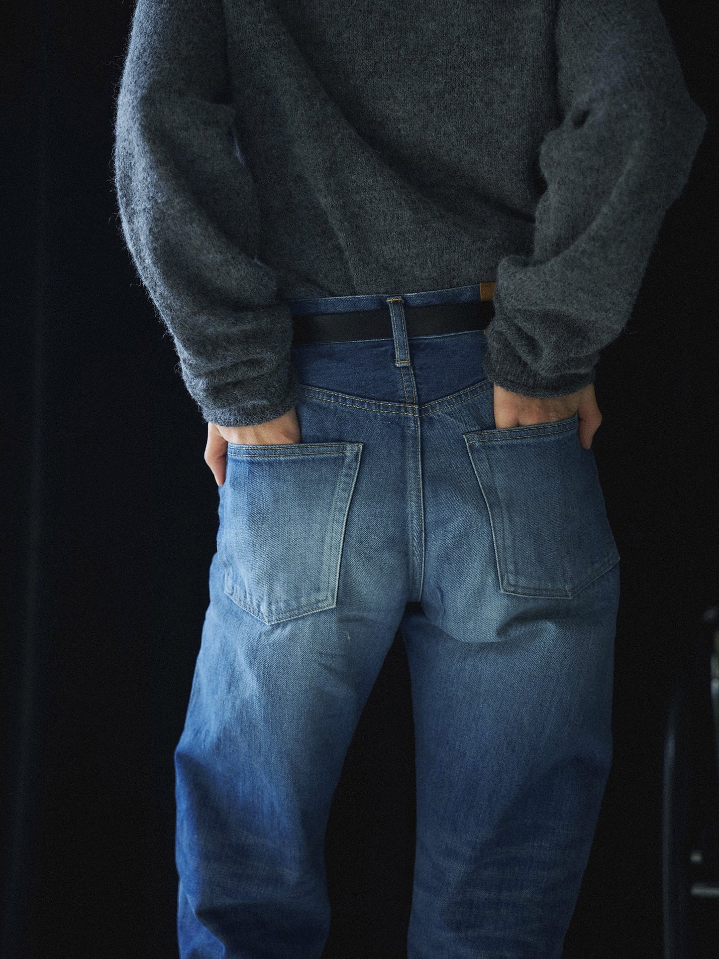 70's ORIGINAL BLUE JEANS [70's Vintage Blue]