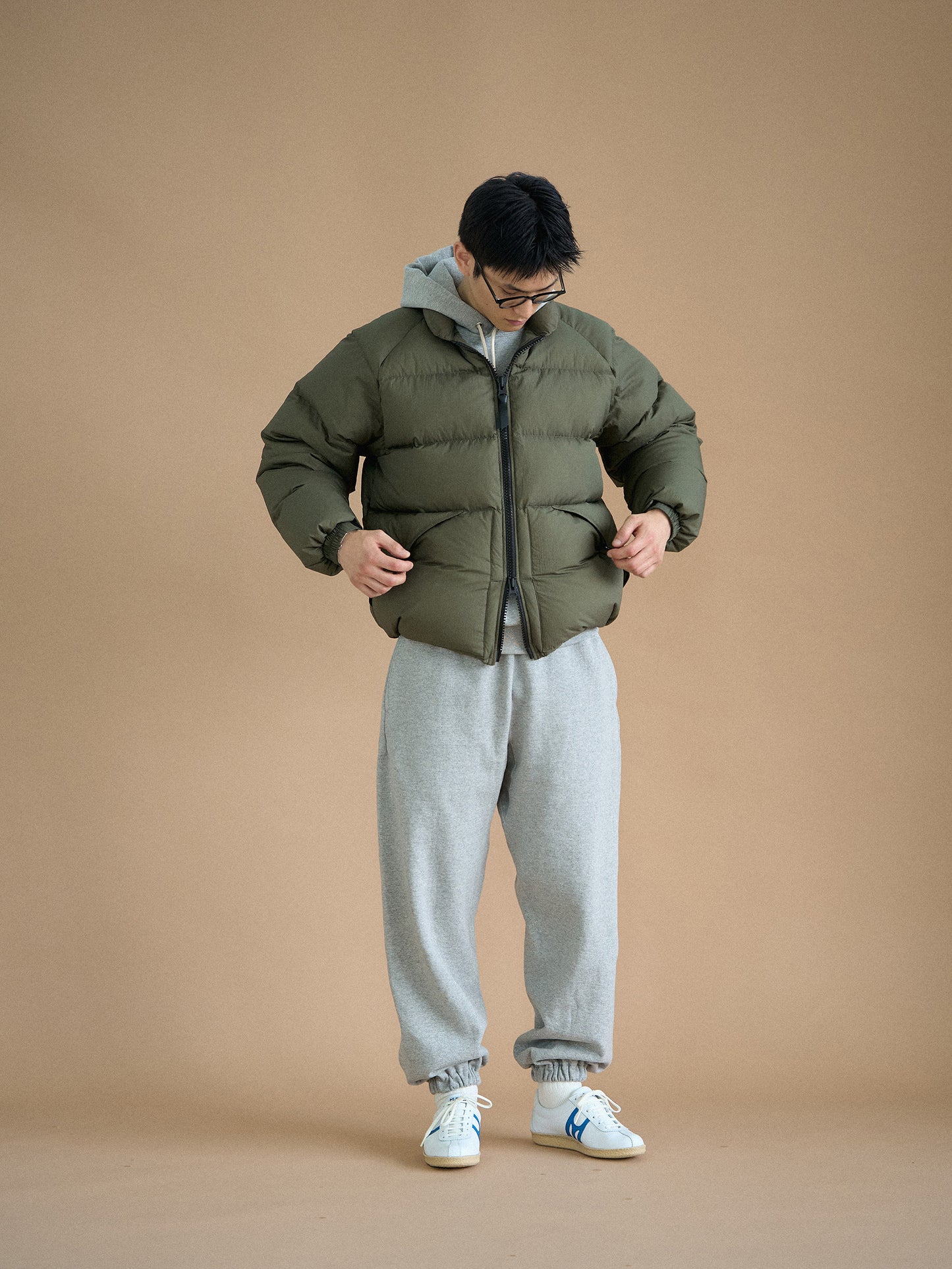 BOULDER PUFFER JACKET [ Khaki ]