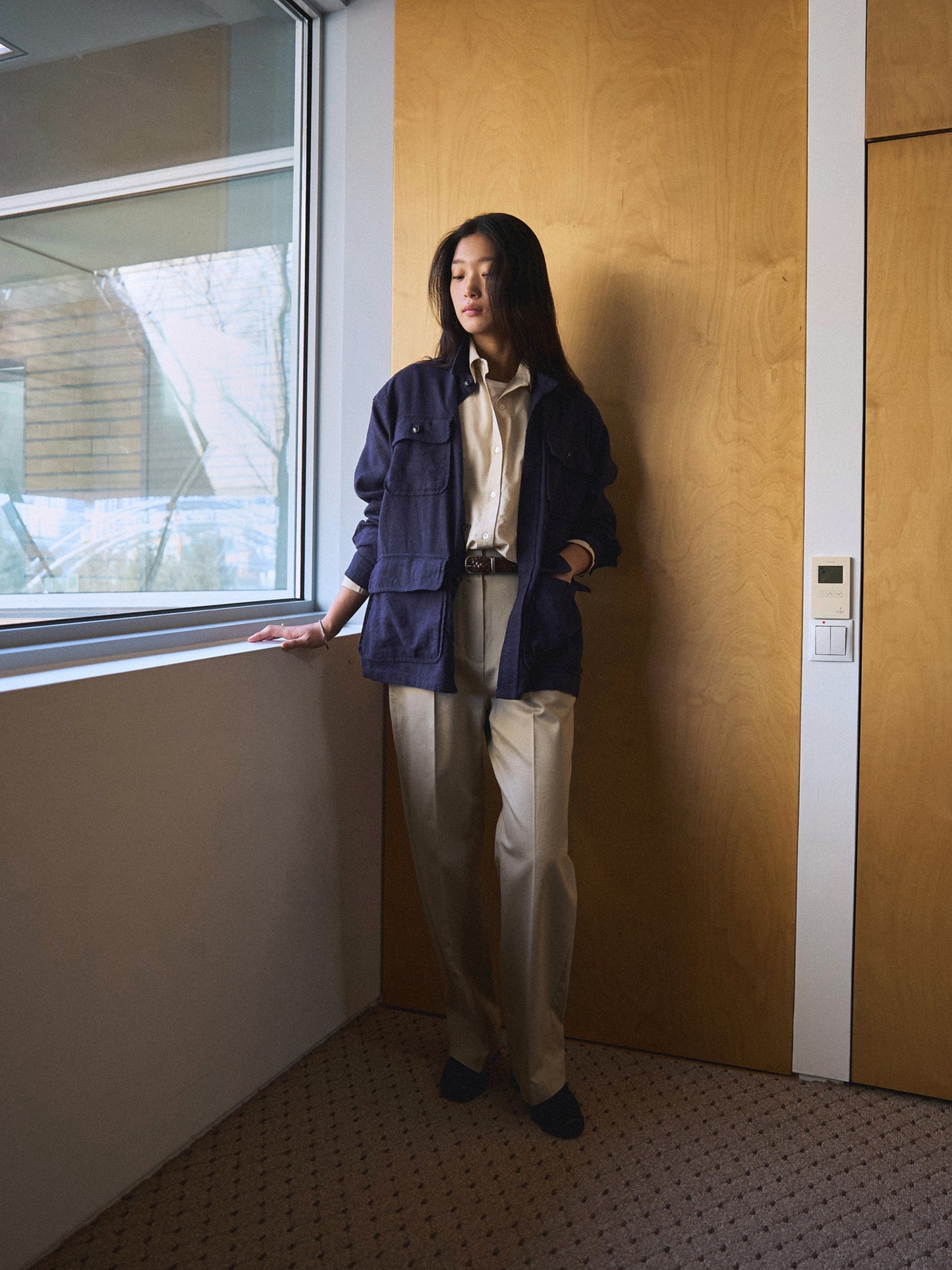 MARTHA LIGHT COTTON SHIRT [ Neutral ]