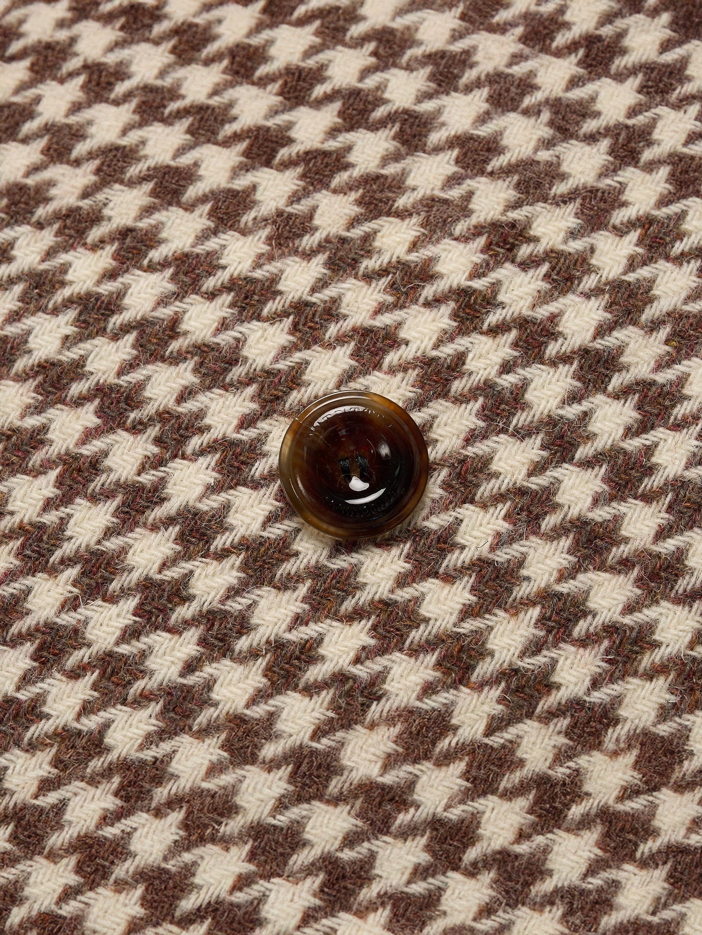 SHELBY COAT [ Brown Houndstooth Check Tweed ] 2nd pre-order