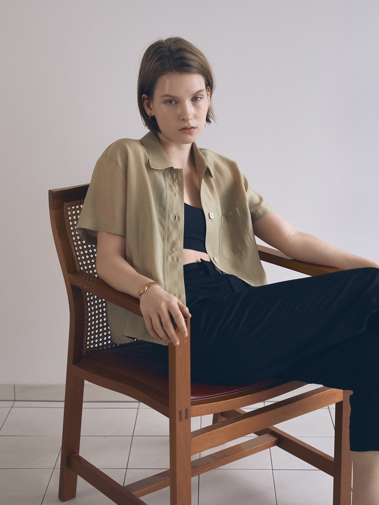 PATRICIA ANKLE PANTS [ Classic Black ]