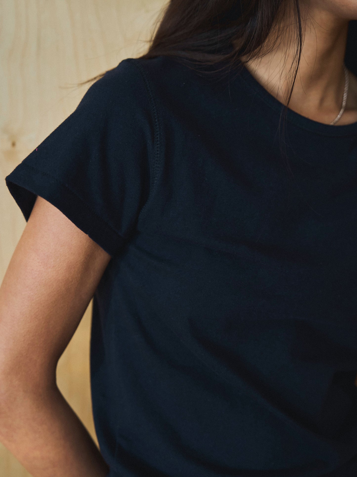 ALWAYS CREW NECK T-SHIRT [ Navy ]