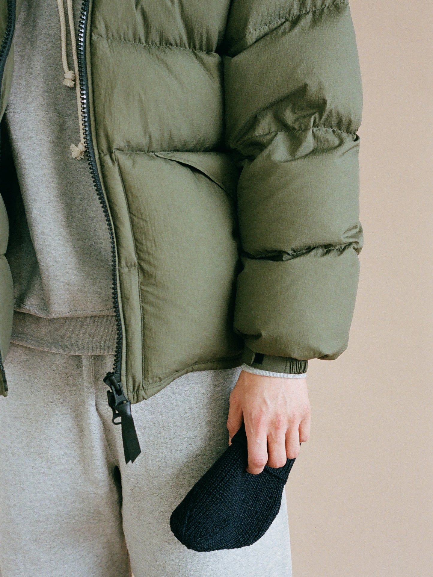 BOULDER PUFFER JACKET [ Khaki ]