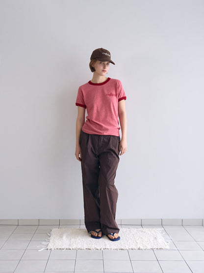 ROSA EASY COTTON PANTS [ Brown ]