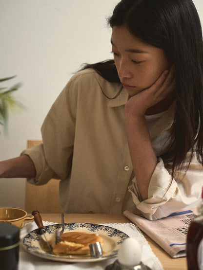 MARTHA LIGHT COTTON SHIRT [ Neutral ]