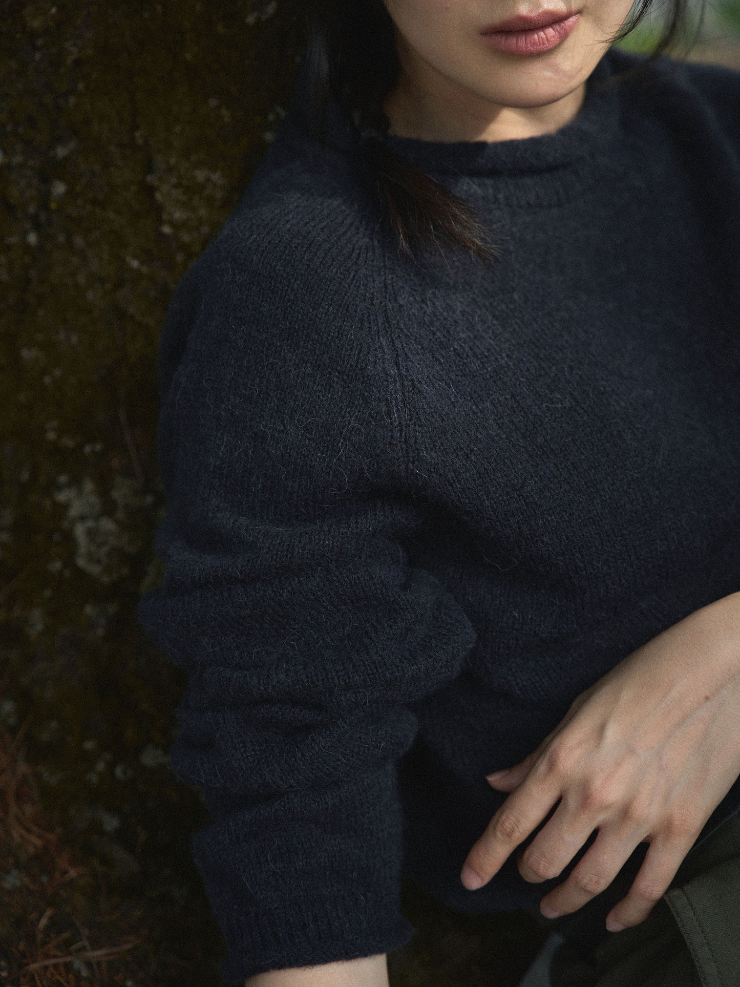 MONTBLANC ROLLNECK SWEATER [ Night Navy ]