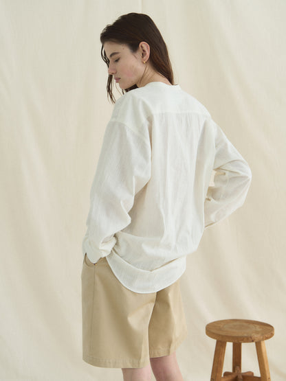 50's AMERICAN CHINO SHORTS [ Military Beige ]