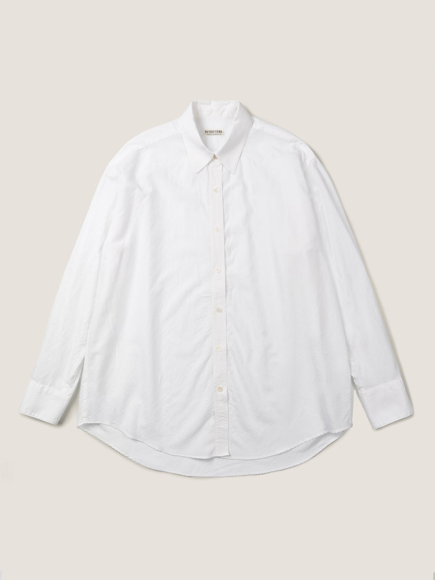 MARTHA LIGHT COTTON SHIRT [ Pure White ]