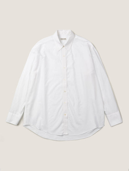 MARTHA LIGHT COTTON SHIRT [ Pure White ]
