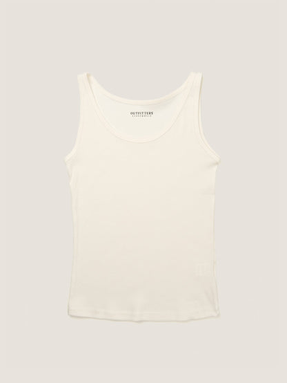 SOFT STRETCH SLEEVELESS [ White ]