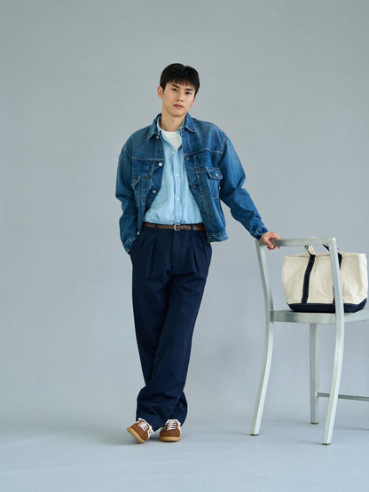RELAXED TAPERED CHINO [ Navy ]