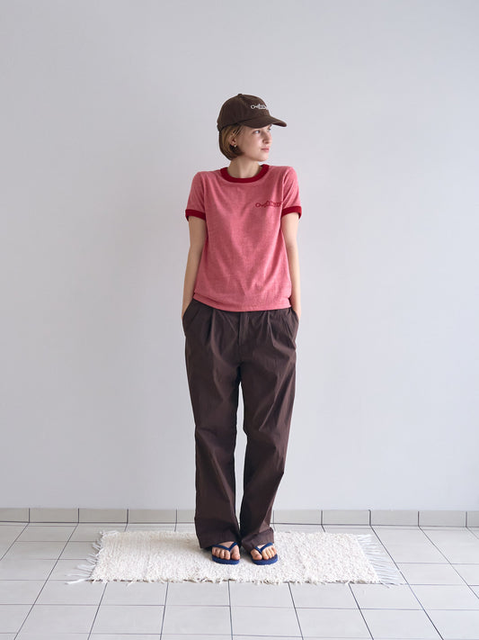 ROSA EASY COTTON PANTS [ Brown ]