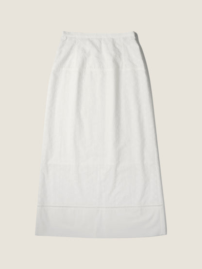 (-30%) AIÒLA LONG SKIRT [ Pure White ]