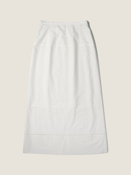 (-30%) AIÒLA LONG SKIRT [ Pure White ]