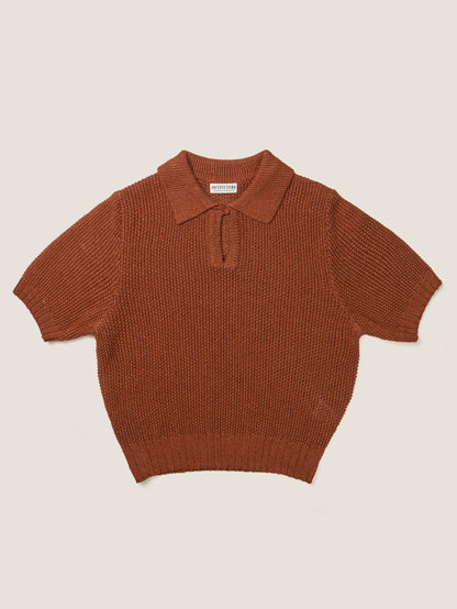 LOW GAUGE SKIPPER SWEATER New Season [ Terracotta Red ]