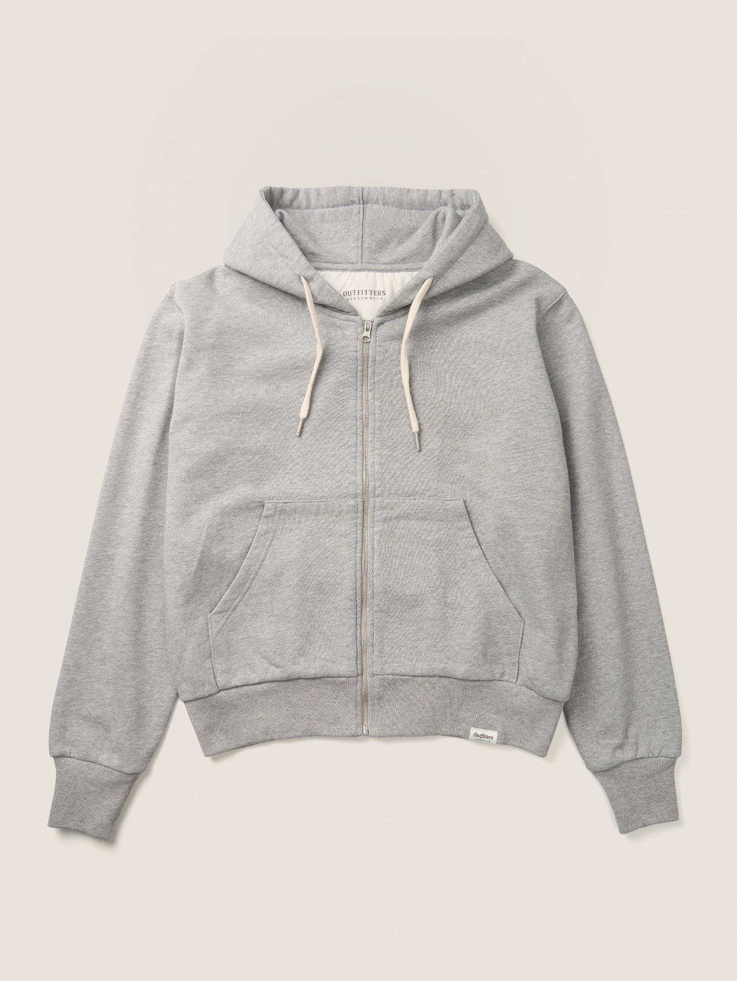 PARK FULL ZIP HOODIE [ Heather Grey ]