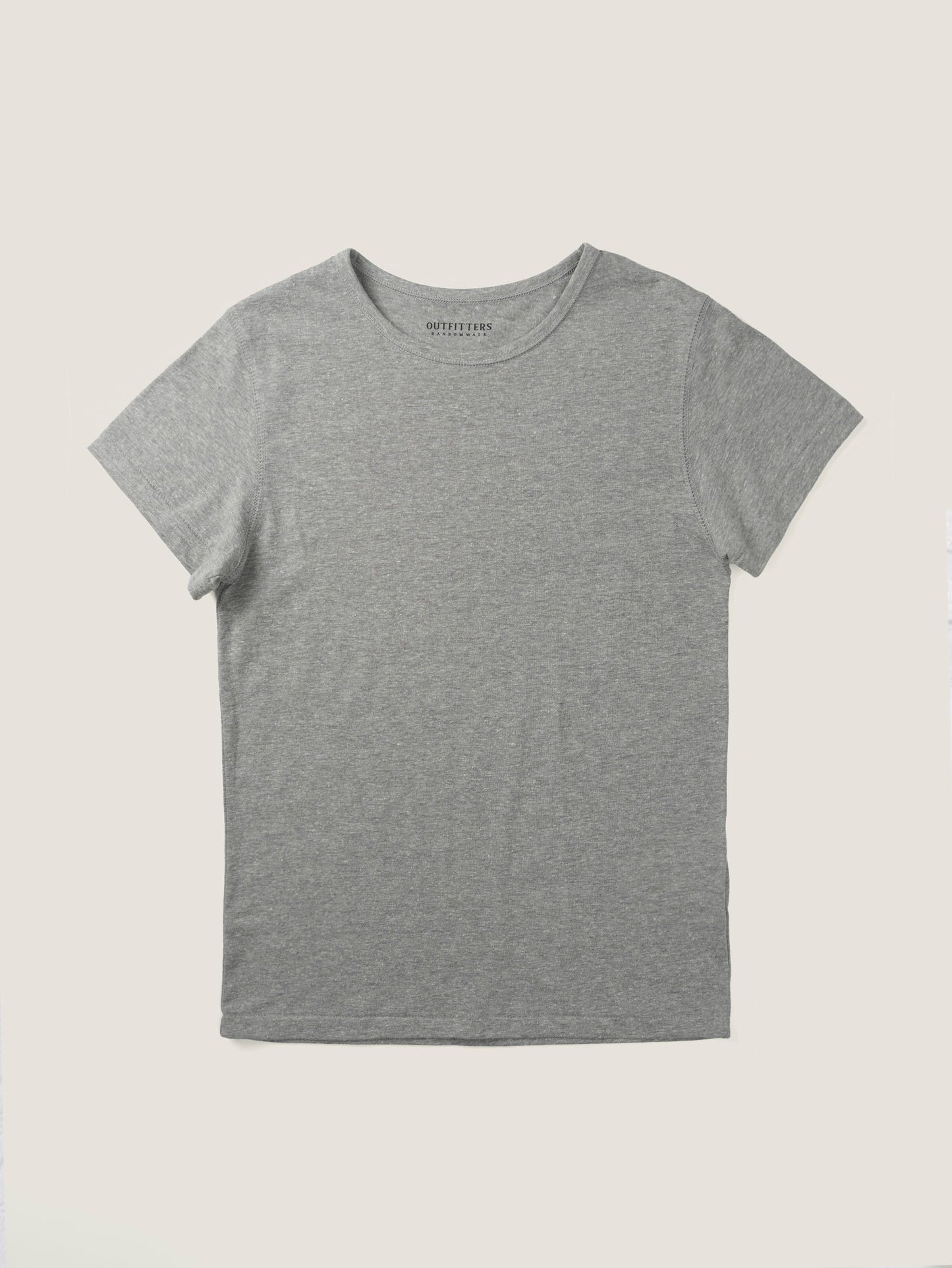 ALWAYS CREW NECK T-SHIRT [ Melange Gray ]