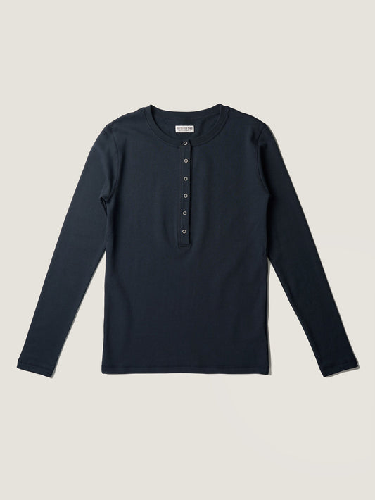 PENELOPE BUTTON TOP [ Night Navy ]