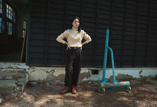 GRANT CORDUROY PANTS [ Wood Brown ]