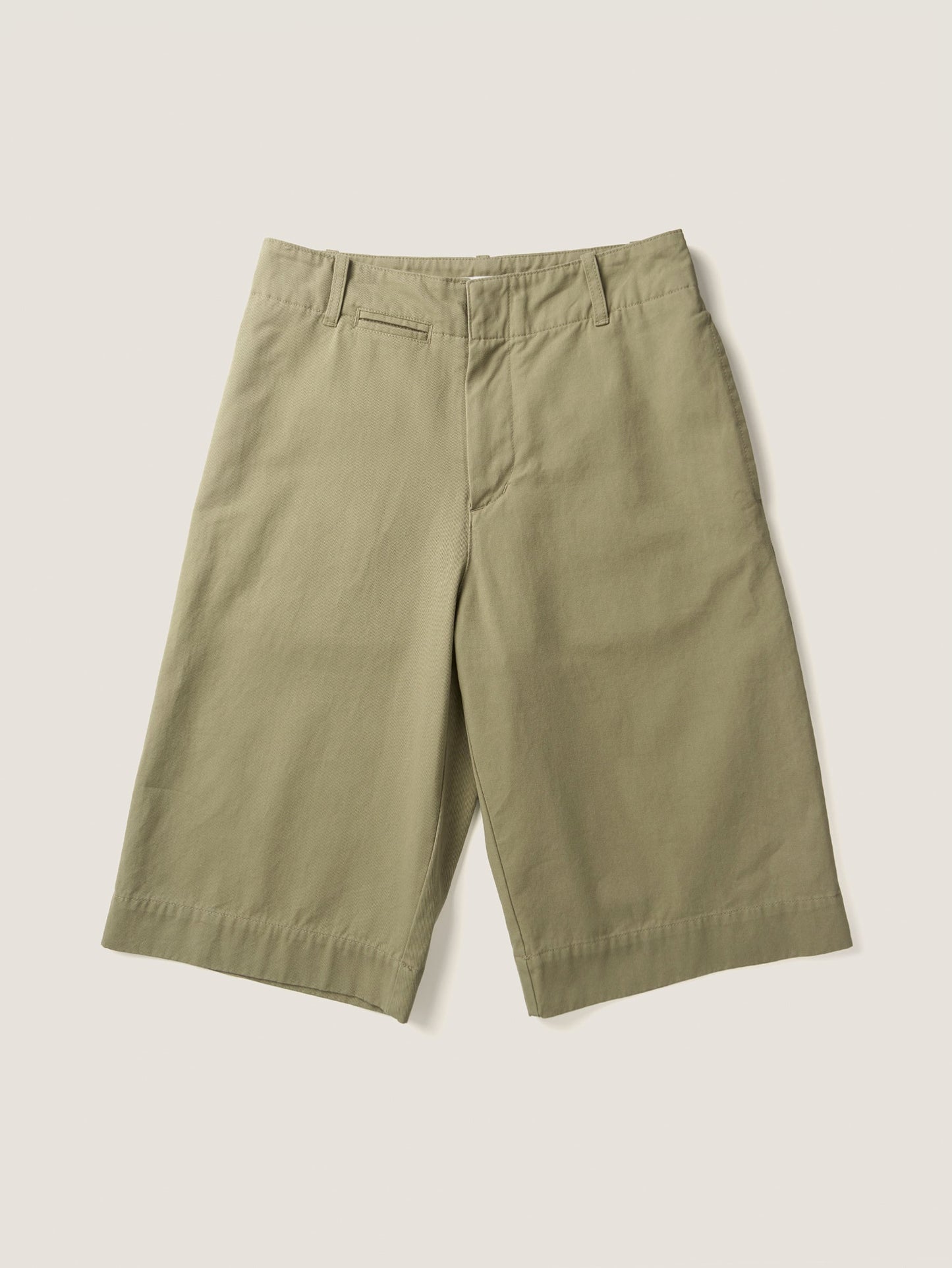 LENTO BERMUDA SHORTS [ Washed Beige ]