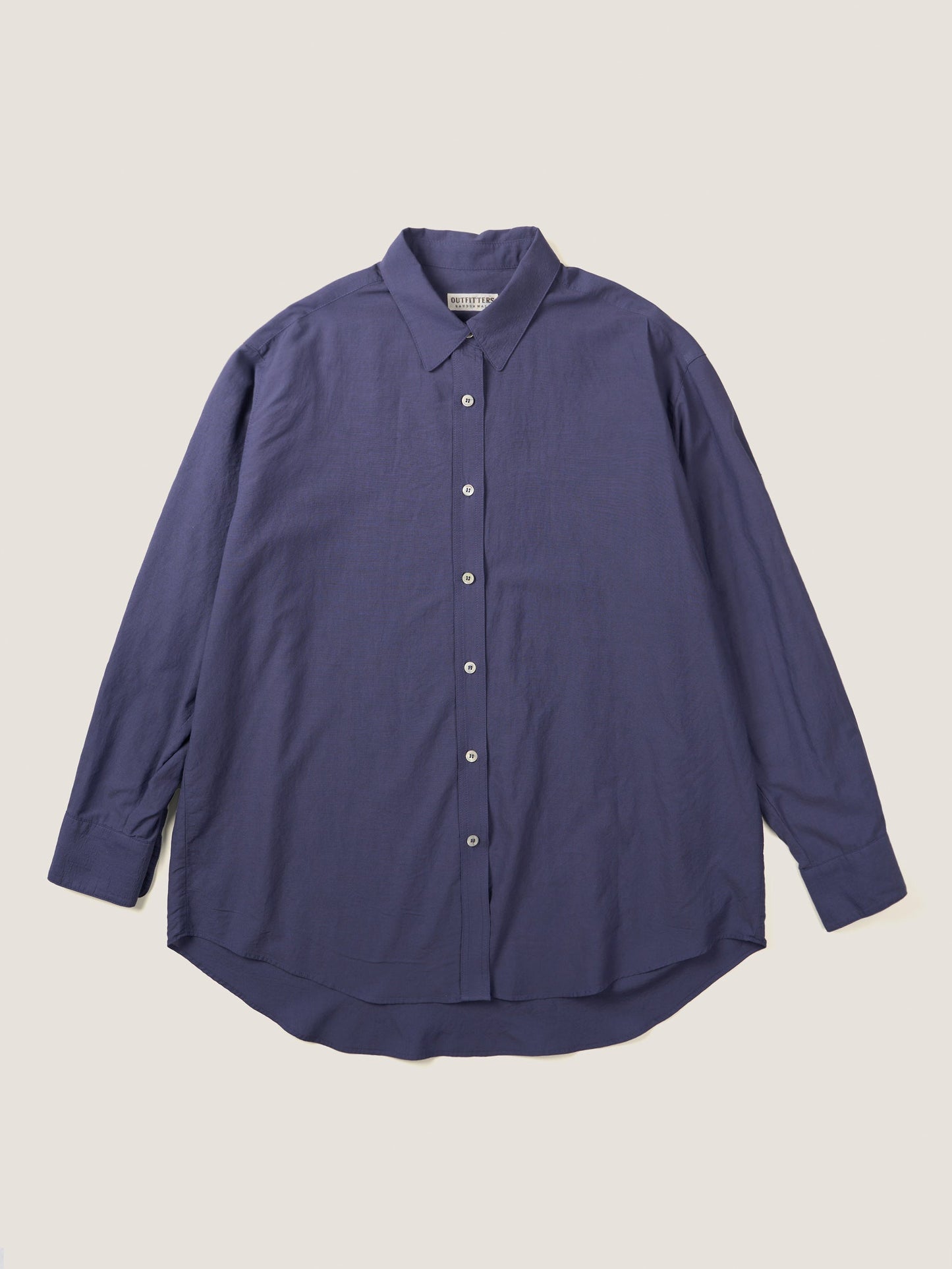 MARTHA LIGHT COTTON SHIRT [ Blue Berry ]