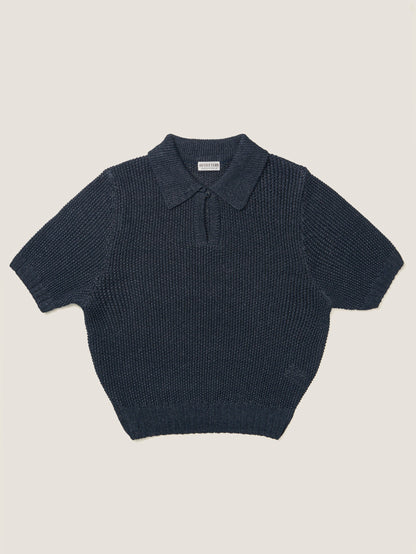 LOW GAUGE SKIPPER SWEATER New Season [ Indigo Navy ]