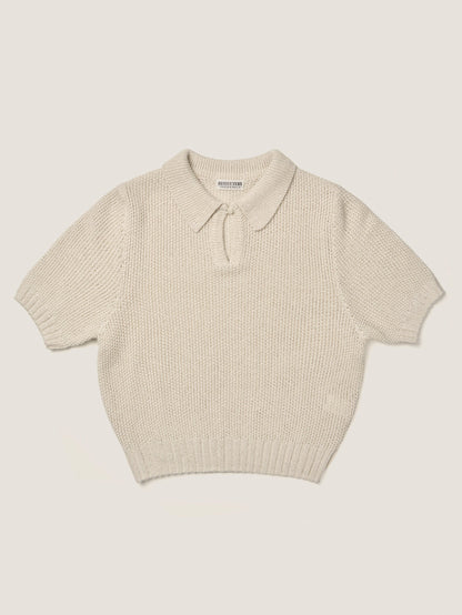 LOW GAUGE SKIPPER SWEATER New Season [ Soft Cream ]