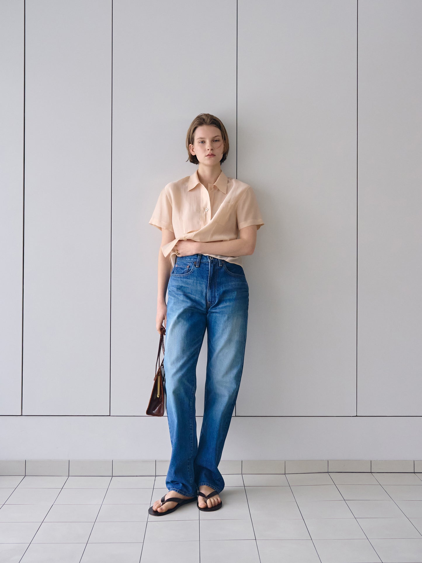 O'KEEFFE SHIRTS [ Apricot Beige ]